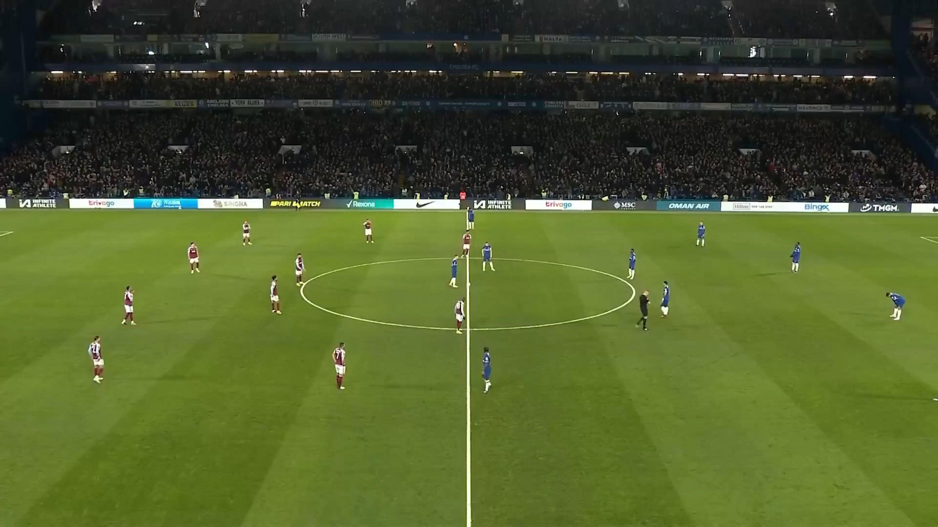 切尔西大胜阿斯顿维拉，继续保持领先