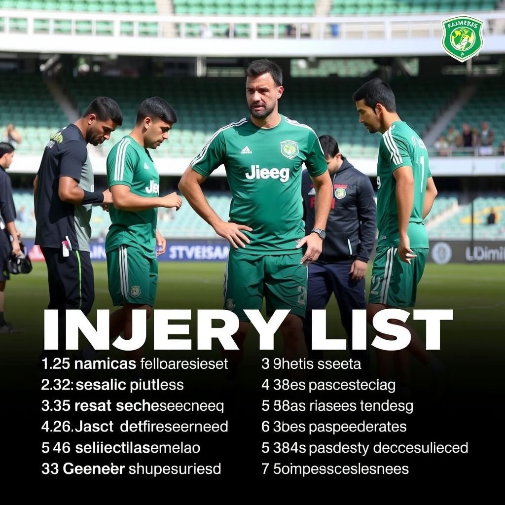 开云APP-帕尔梅拉斯伤病名单更新，关键球员状态备受关注