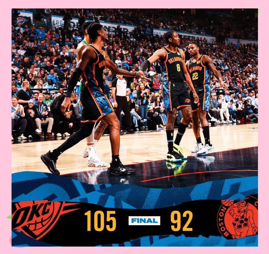 开云体育APP下载-雷霆力克凯尔特人，取得胜利