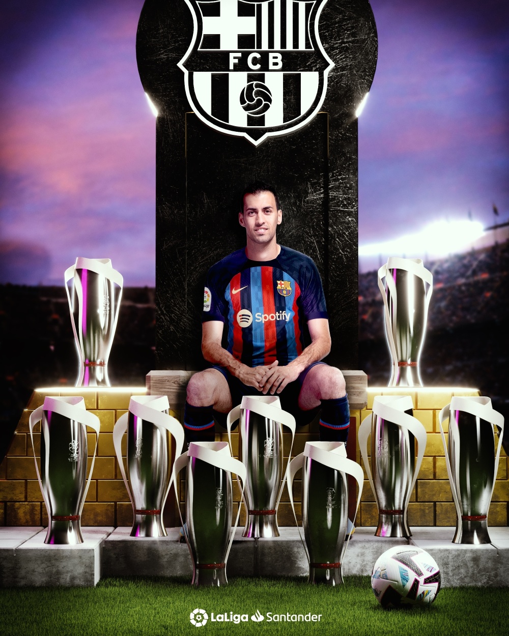 开云体育在线-巴萨中场布斯克茨出场禁赛，球队助兴的简单介绍