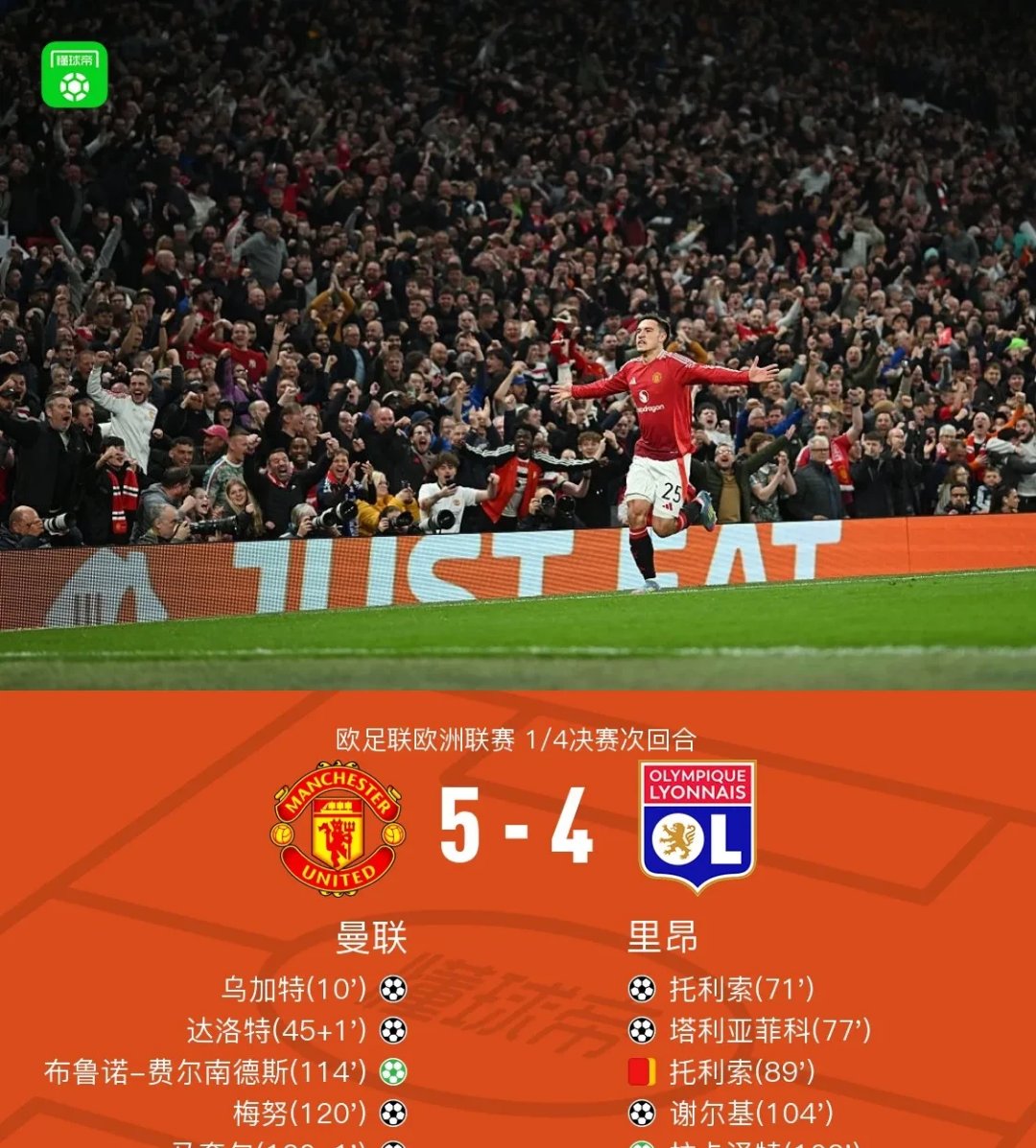 曼联豪取胜利，晋级八强资格
